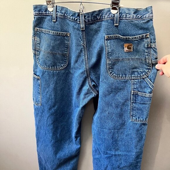 Carhartt Fleece Lined Work Jeans - Dungaree Fit. Size 40x32 - Picture 5 of 10